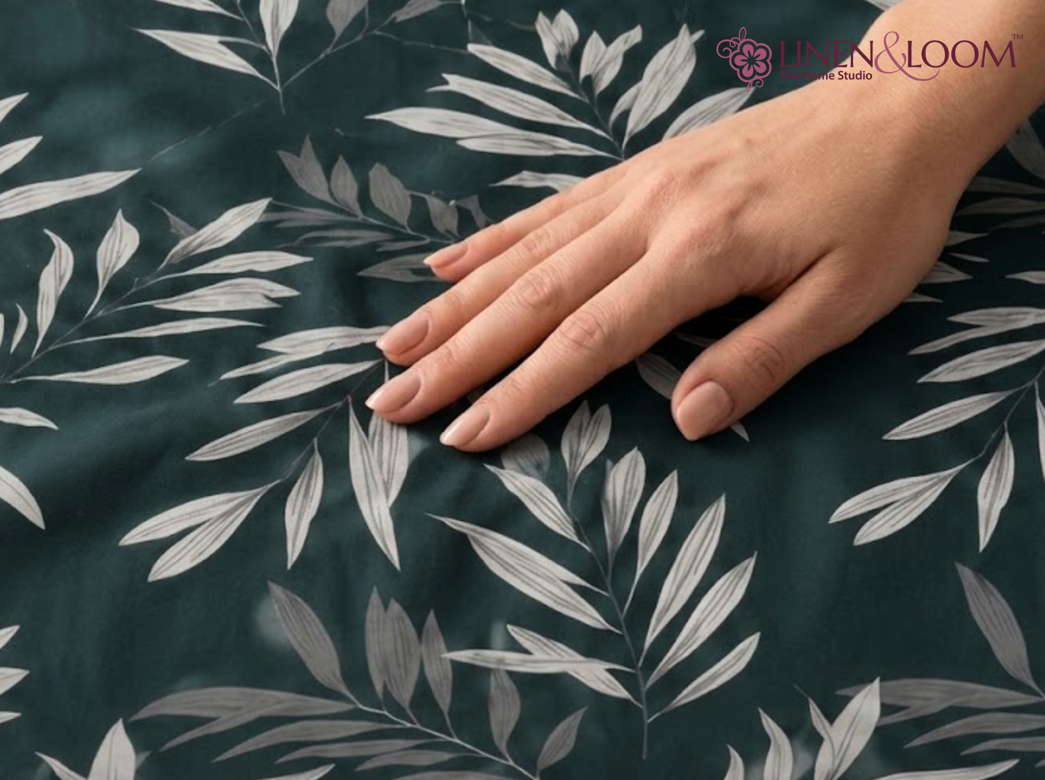 Tropical Escape - Urban Bloom Poly-Cotton Queen Size Bedsheet Set (90x100 Inches) with 2 Matching Pillow Covers - Wrinkle-Free Comfort
