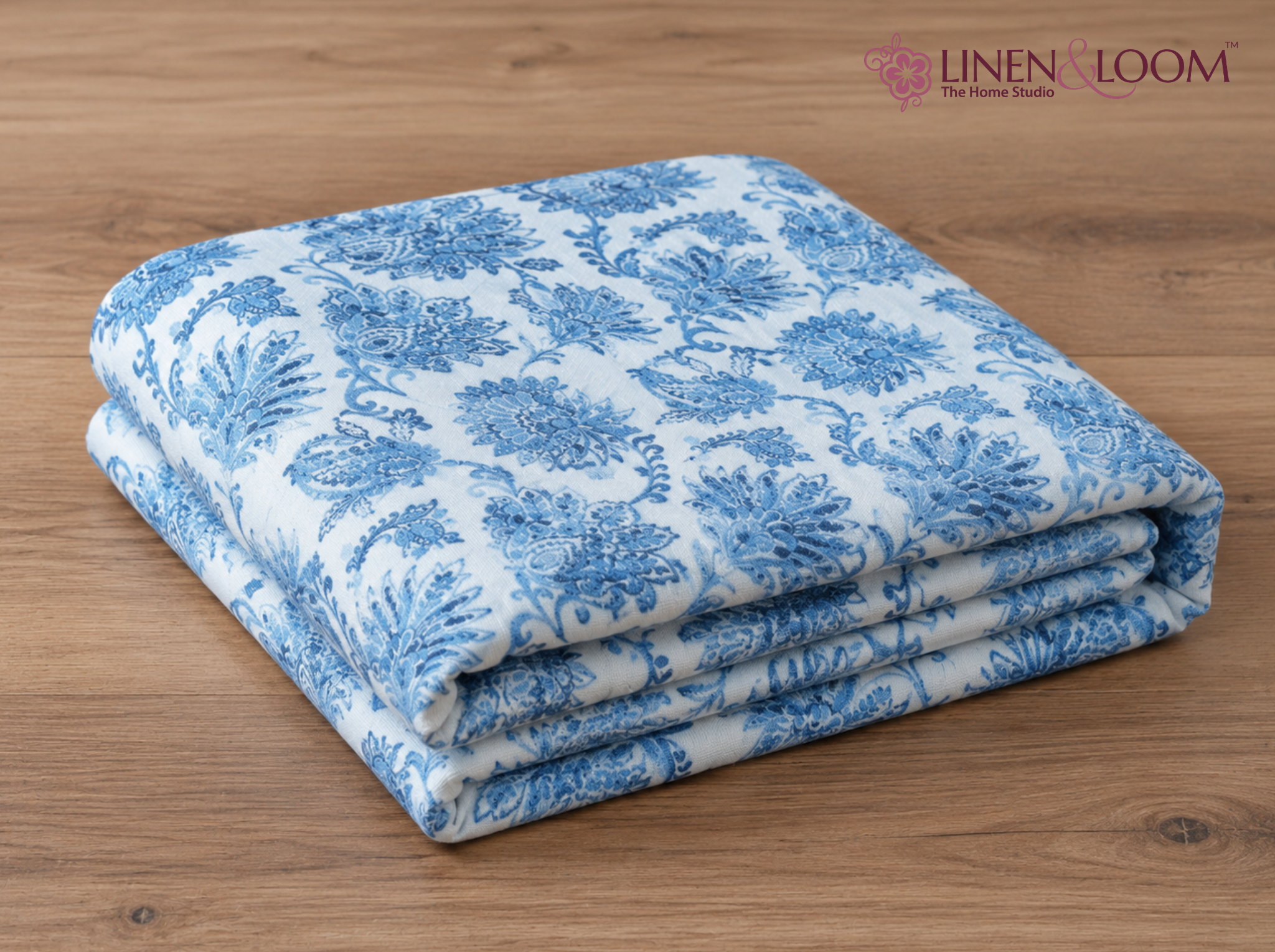 Neel Studio — Linen & Loom Jaipur Heritage Super King Size (108 x 108 inches) 100% Pure Cotton Bedsheet with 2 Pillow Covers | Soft & Breathable Bed Cover for Home Decor | 240 TC