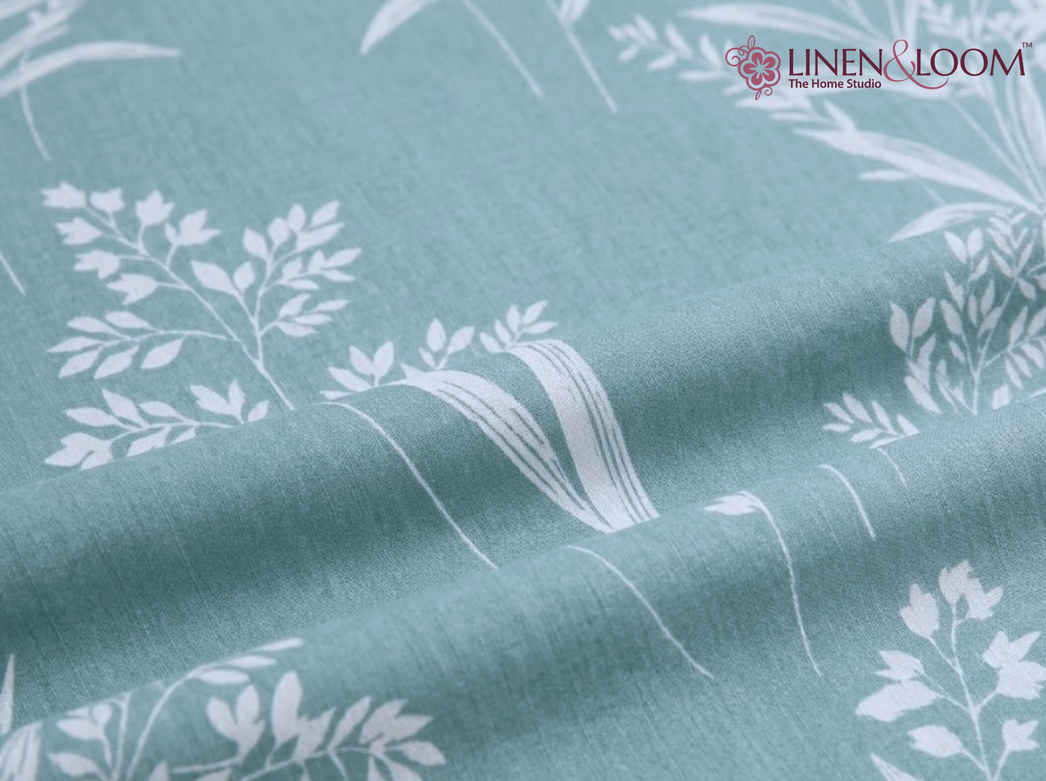 Fern Whisper - Urban Bloom Poly-Cotton Queen Size Bedsheet Set (90x100 Inches) with 2 Matching Pillow Covers - Wrinkle-Free Comfort